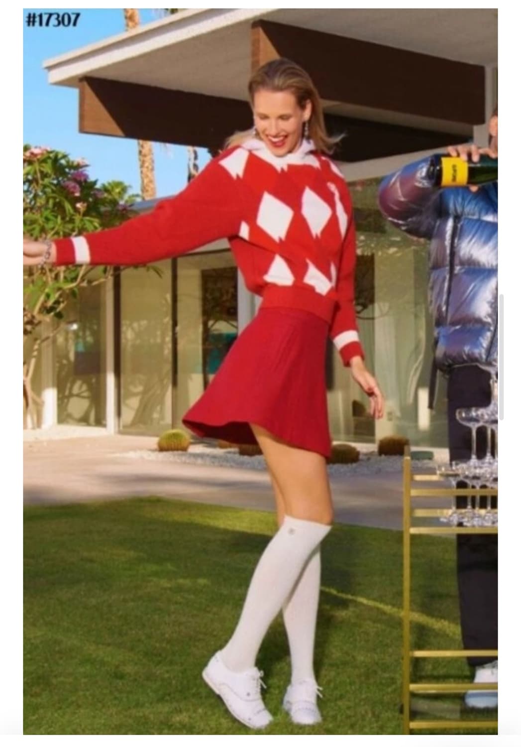 G/FORE 지포어 플레어 모직 골프스커트 상품이미지9