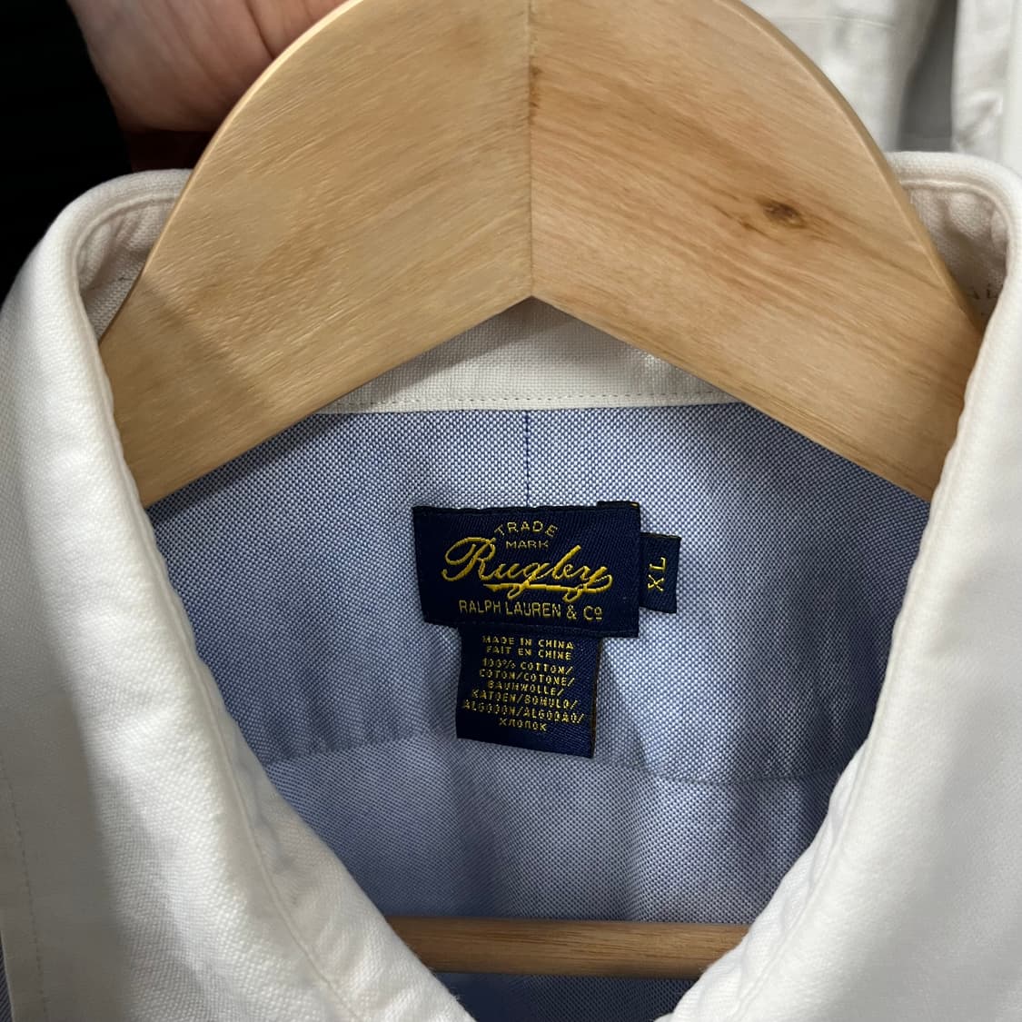 럭비랄프로렌 클레릭 셔츠 XL 상품이미지3
