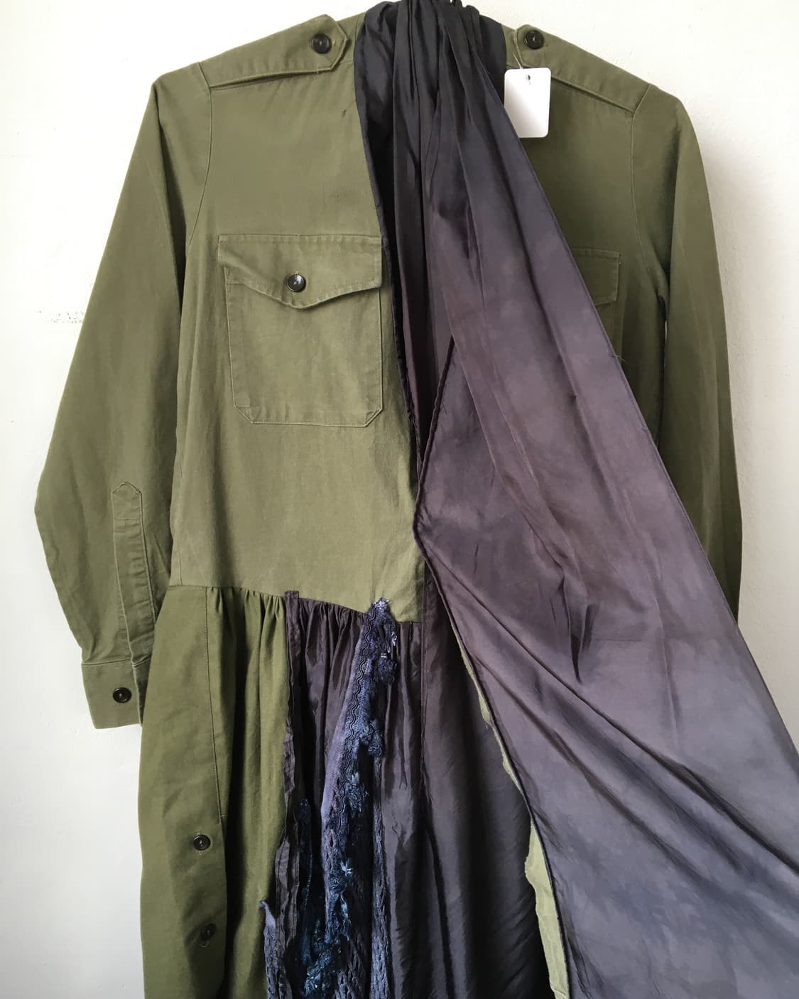 Drape layered point filed jacket 상품이미지5