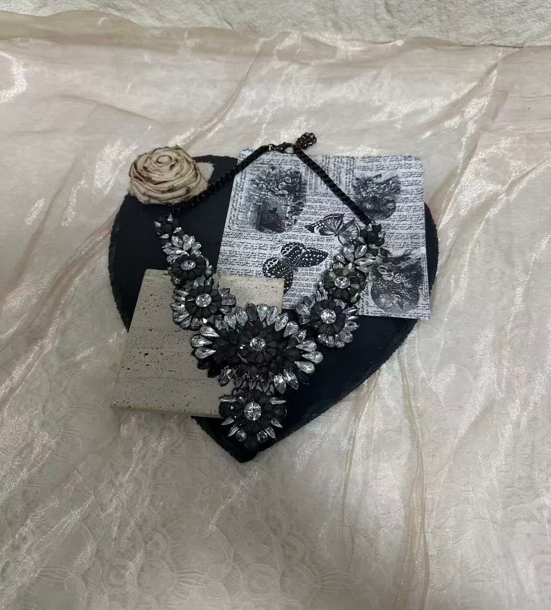 빈티지  고딕 오리엔탈 박스체인 목걸이 상품이미지2