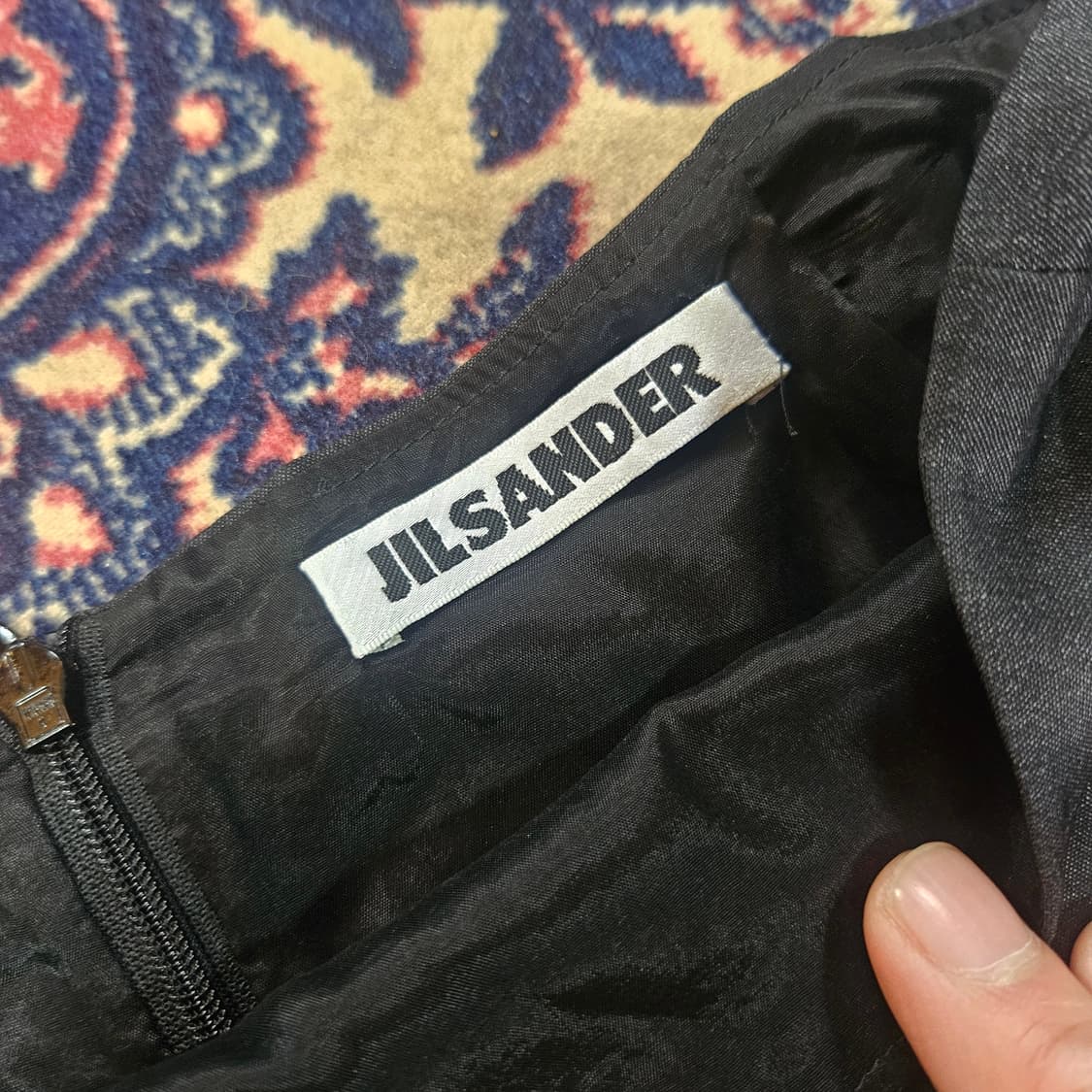 질샌더(JILSANDER) 큐프라 미디 스커트 상품이미지5