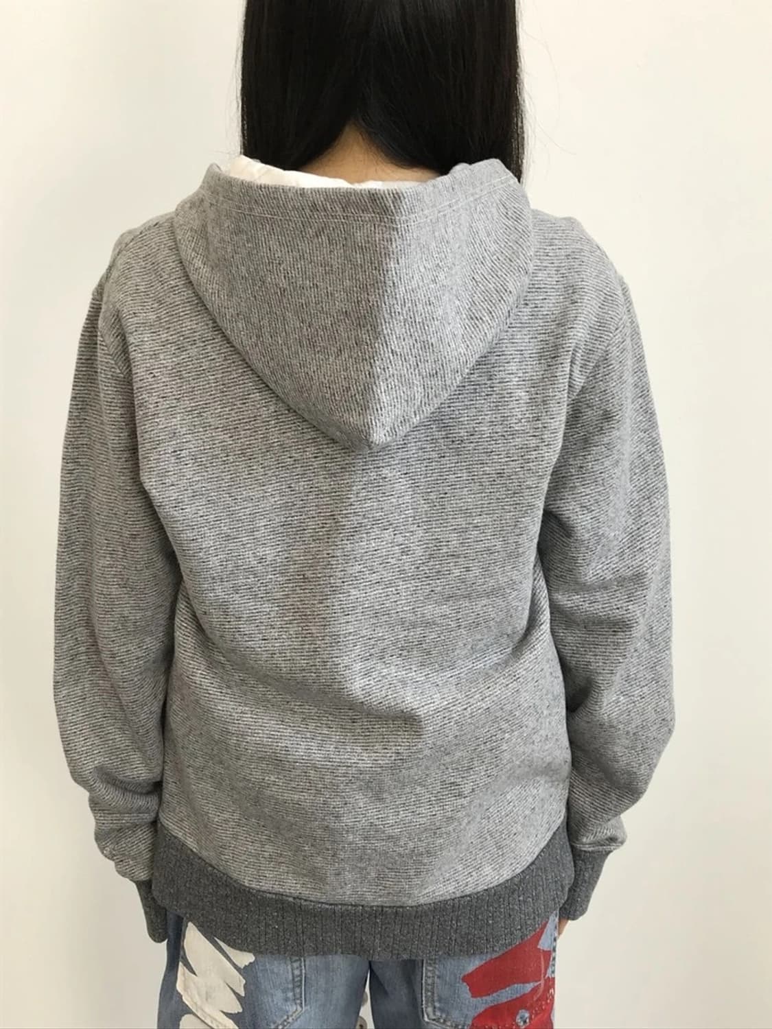 Back Number Two Tone Zip Hoodie 상품이미지3