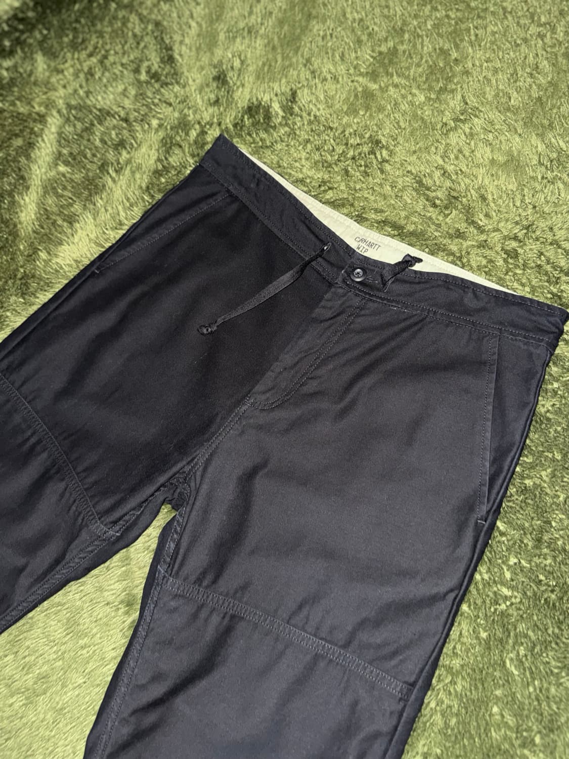 [M] 칼하트 WIP Marshall 마샬 코튼 조거 팬츠 블랙 상품이미지2