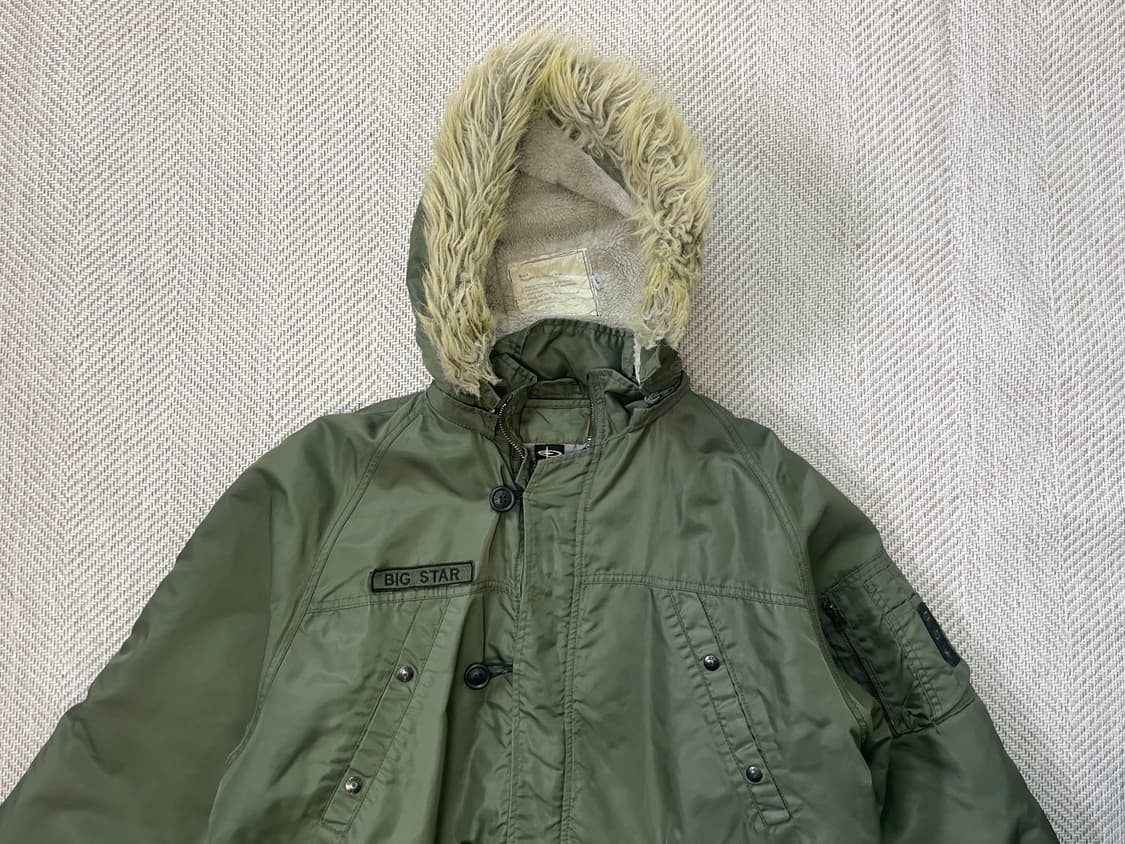 Bigstar Usa N-2B 밀리터리 퍼 후드 파카 J04137 상품이미지2