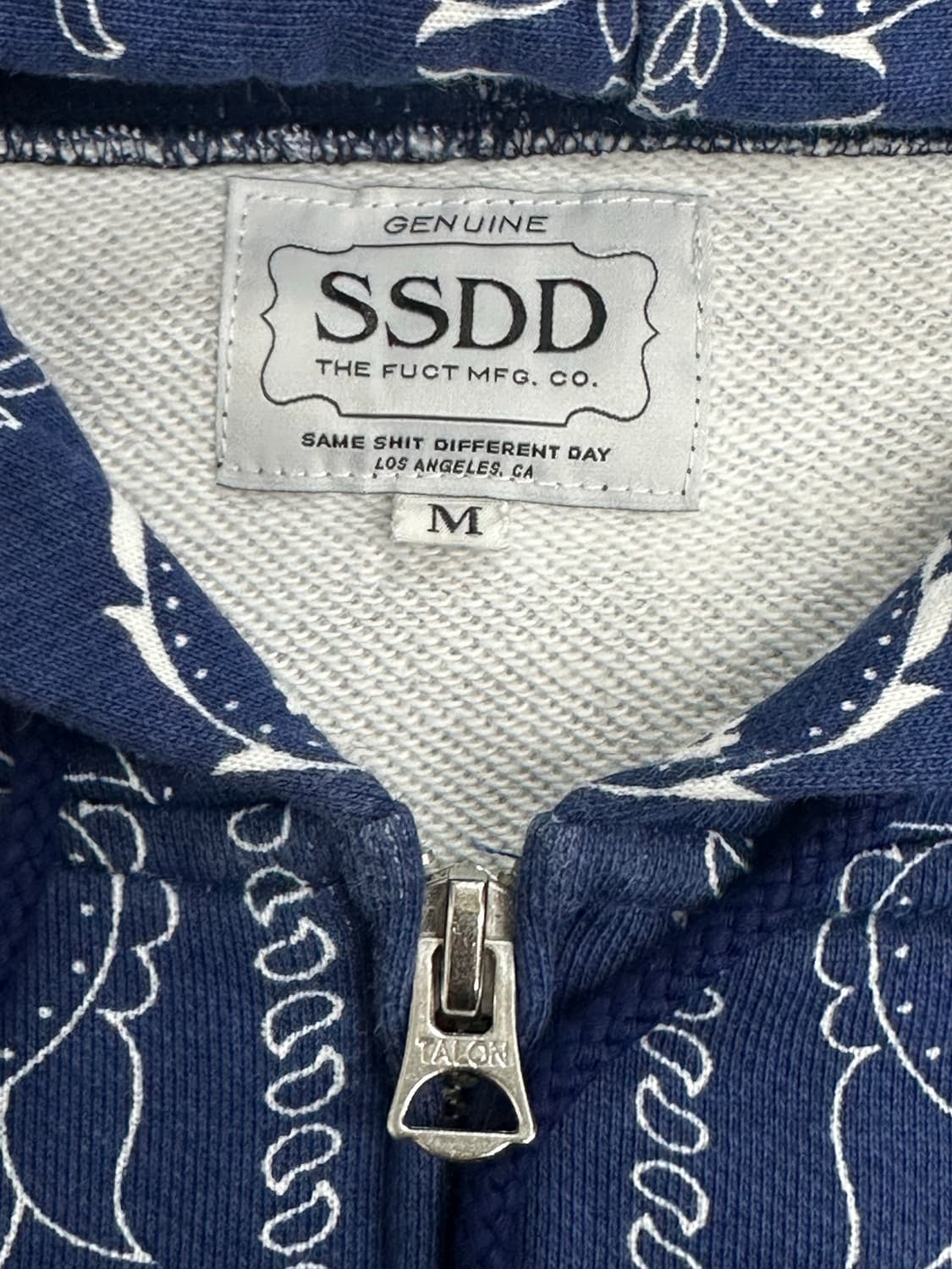 FUCT SSDD 페이즐리 후드집업 M 상품이미지7