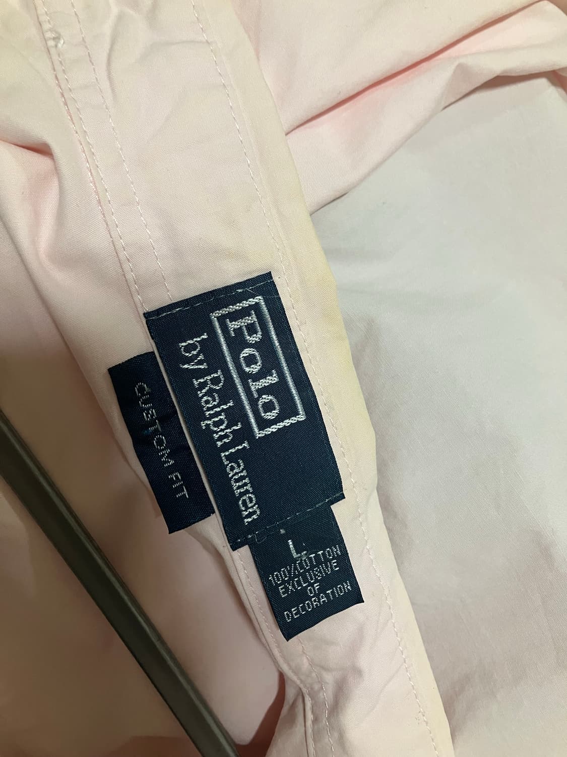 폴로 빅포니 핑크 셔츠 상품이미지2