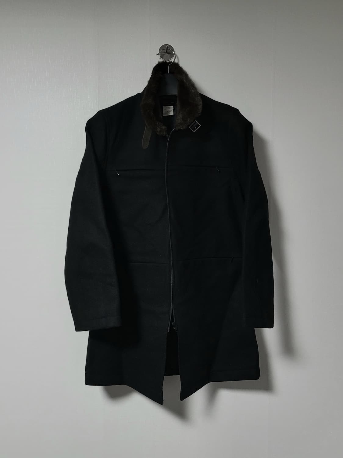 Grosbec 4 pocket 퍼 카라 집업 코트 상품이미지1