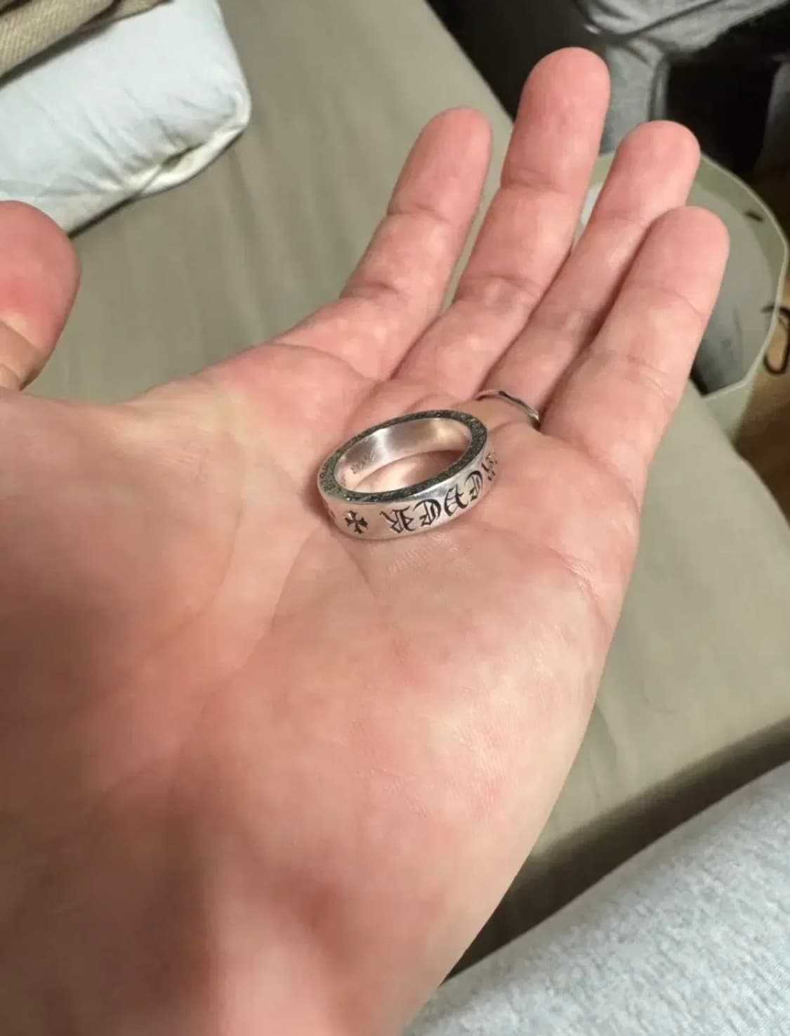 크롬하츠 퍽유링 포에버링 20호 18호 정품 보증서 구성 급처분 상품이미지4