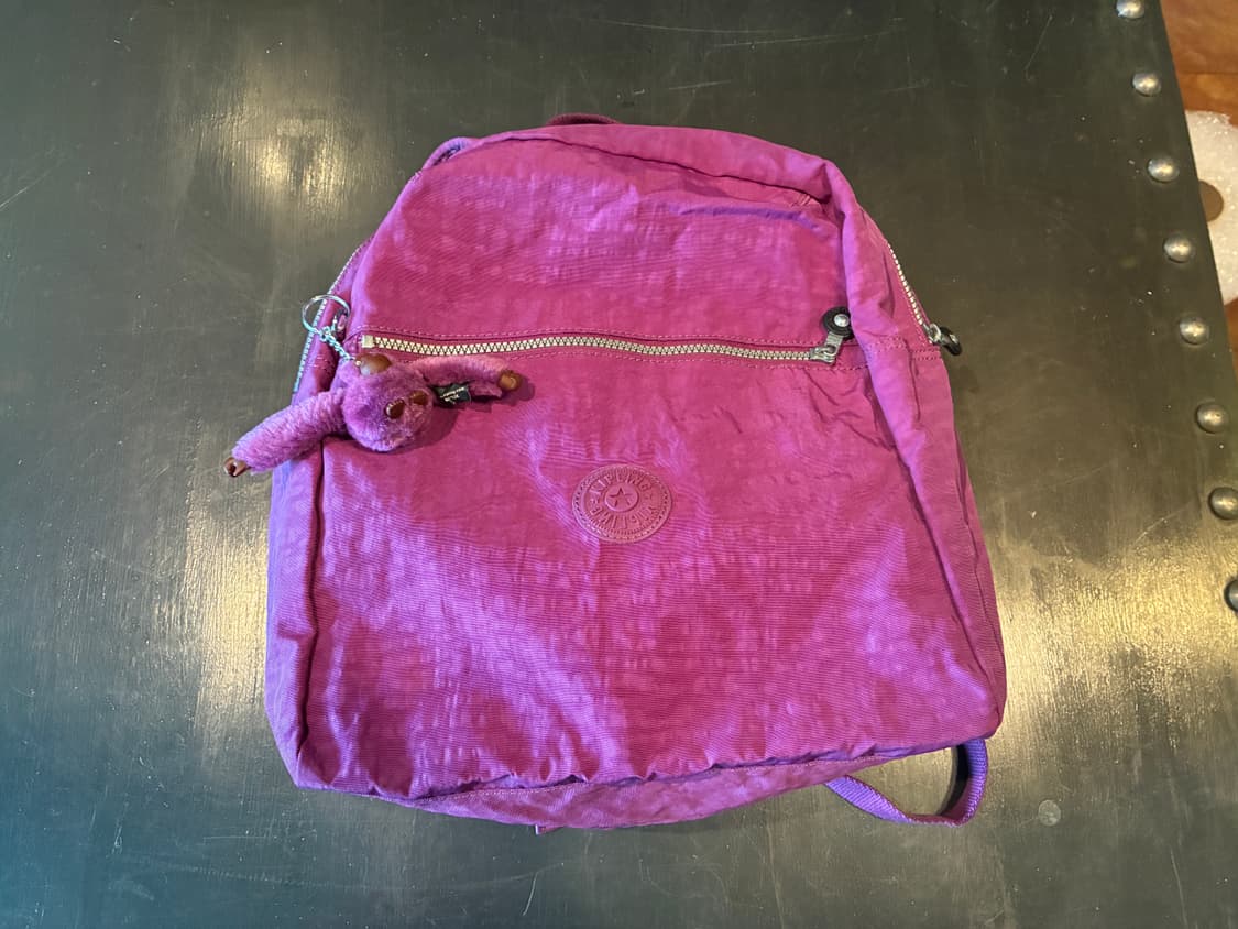 키플링 백팩 핑크퍼플 모리걸 갸루 상품이미지1