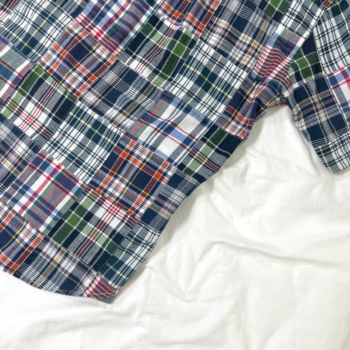 check-patch shirt 상품이미지7