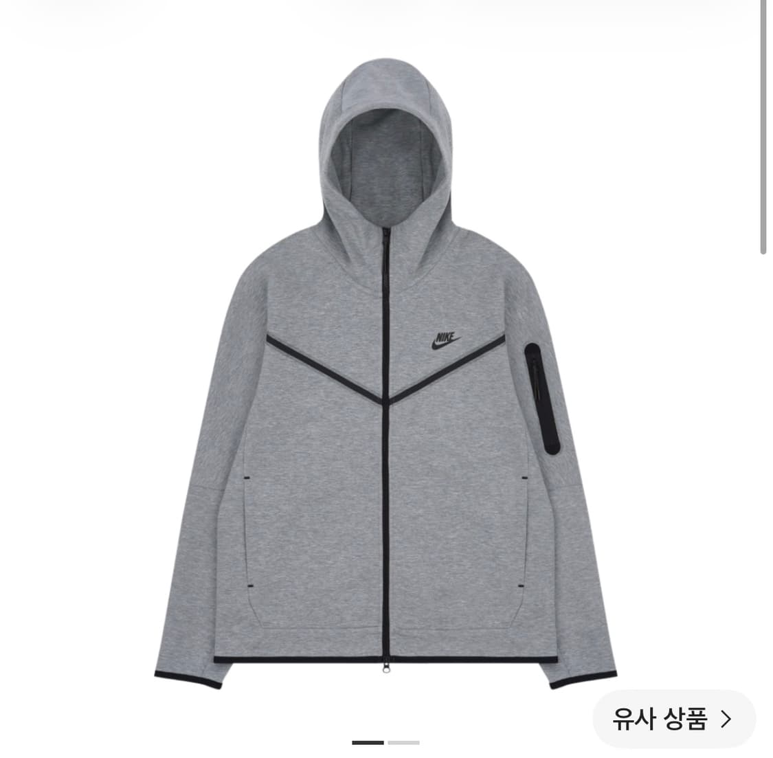 [XL] 나이키 NSW 테크 플리스 테크팩 후드집업 그레이 상품이미지3