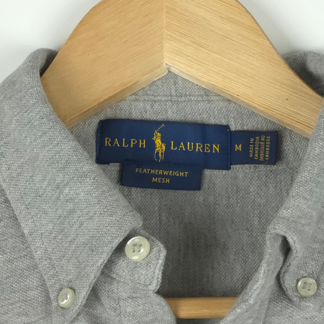 [M] 폴로 랄프로렌 페더웨이트 메쉬 셔츠 상품이미지5