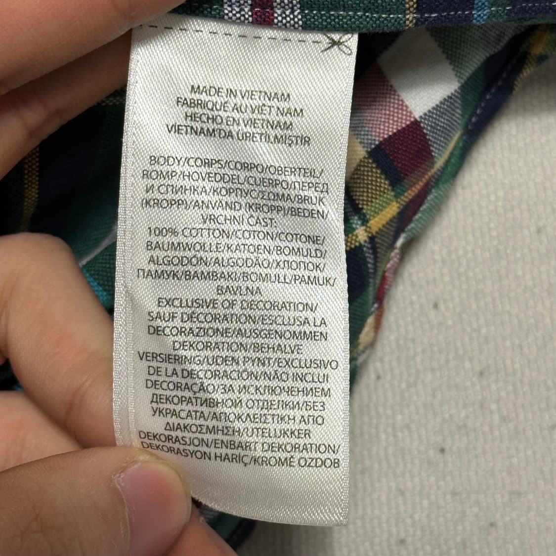 S 폴로랄프로렌 클래식핏 체크 셔츠 상품이미지5