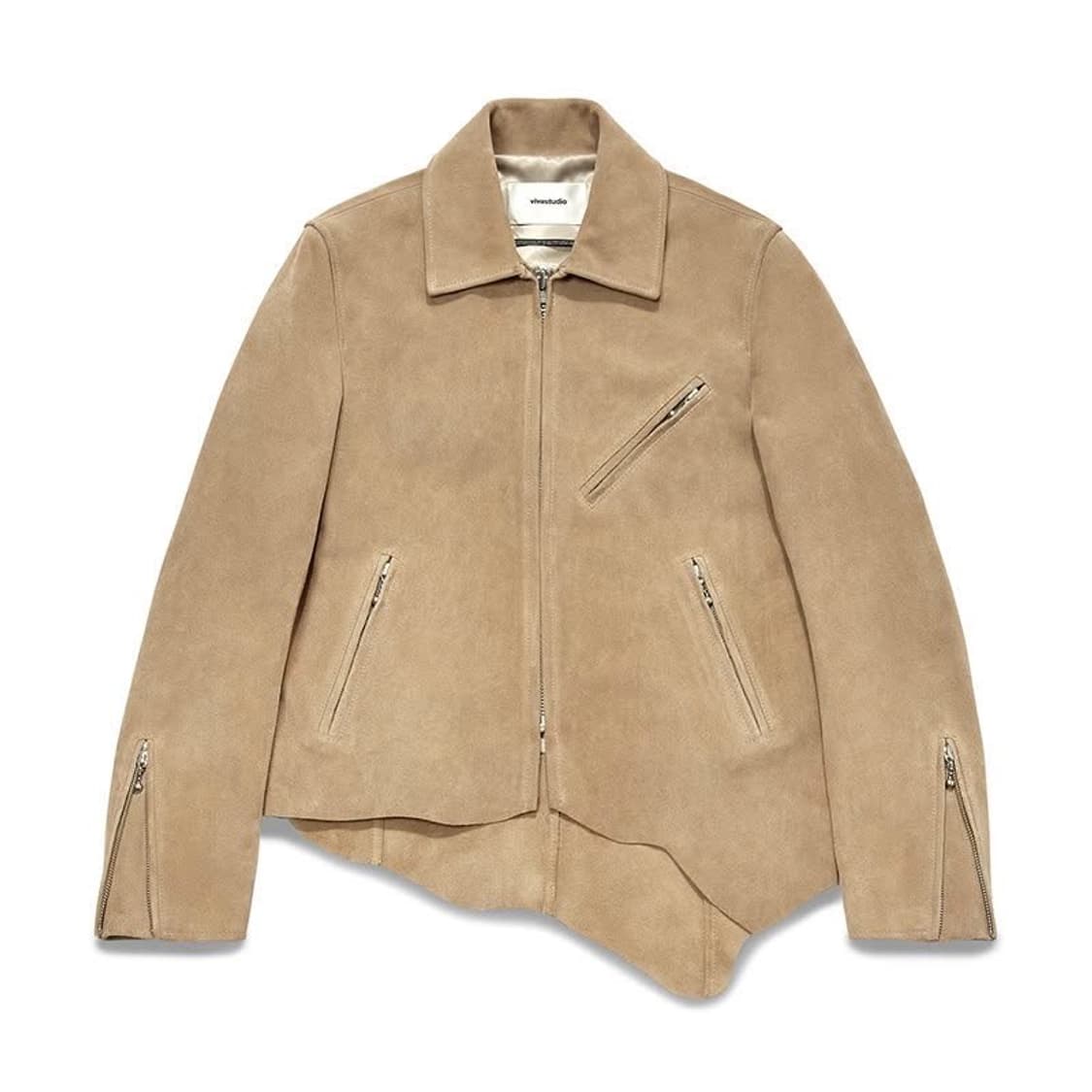 비바스튜디오 언발란스 스웨이드 싱글 라이더자켓 M 상품이미지1