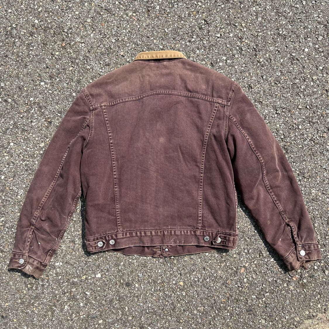 90‘s Levi’s 70614-77 패디드 보로 데님 자켓 상품이미지7