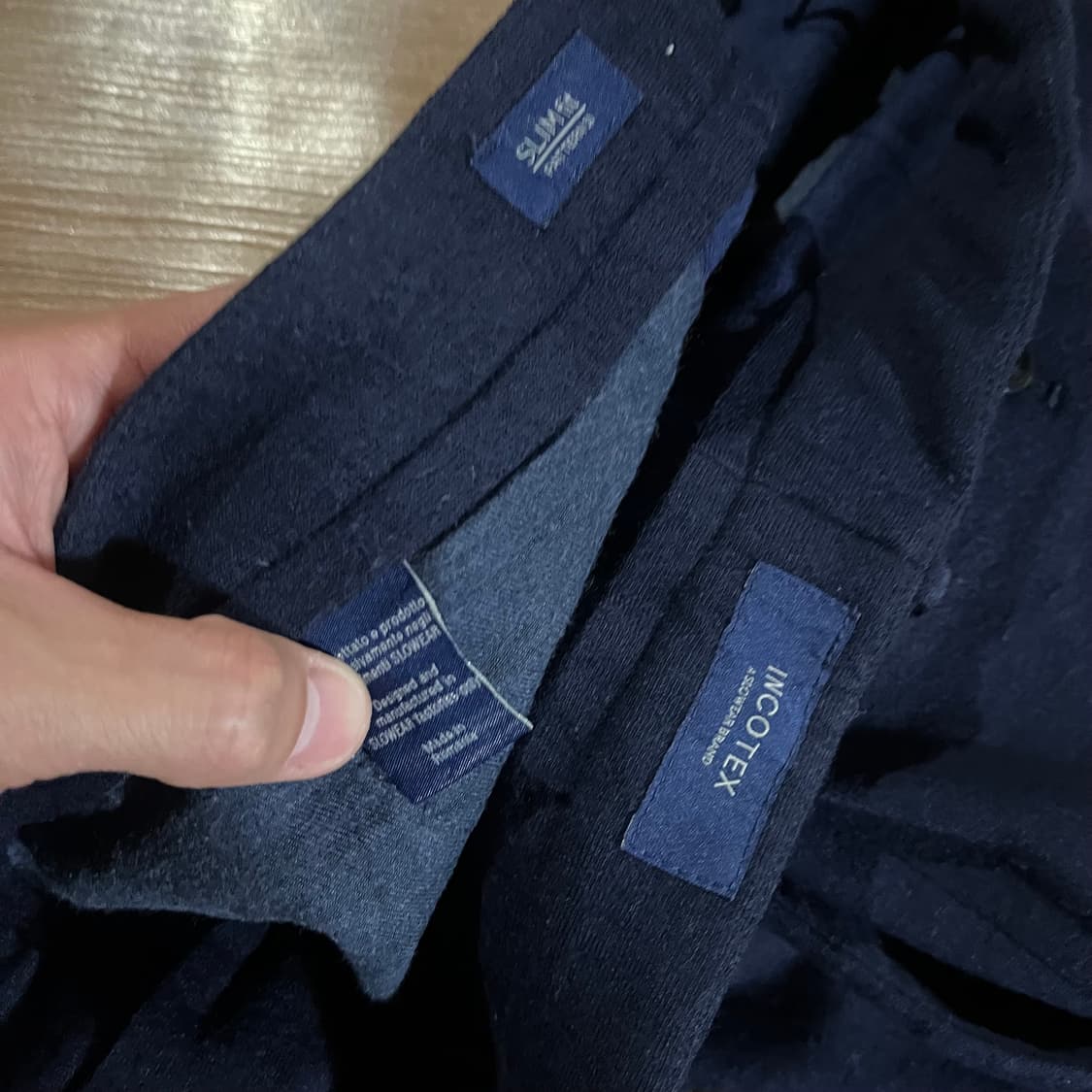 [34-35] 인코텍스 밴딩 울팬츠 상품이미지8