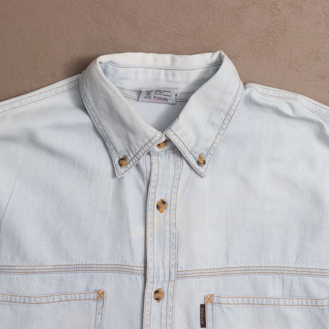 90's 하드락카페 빅로고 데님셔츠 A1546 상품이미지2