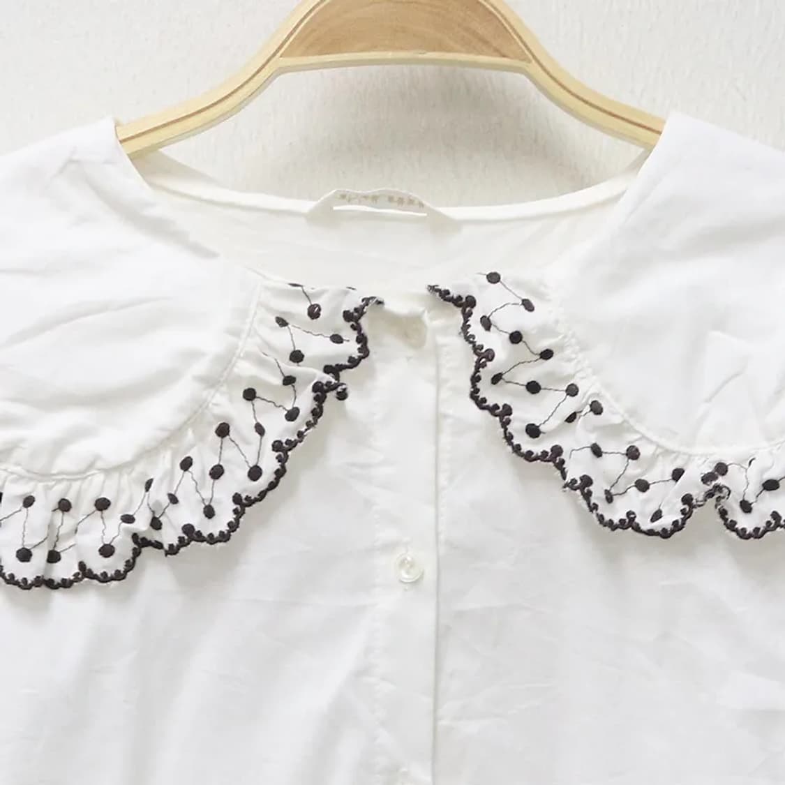 EHKA SOPO 레이스 카라 블라우스 64327 상품이미지3