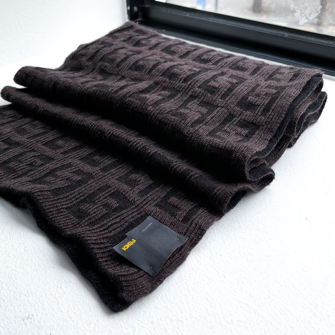 펜디 오리지널 FF로고 주키노 모노그램 울 머플러 상품이미지2