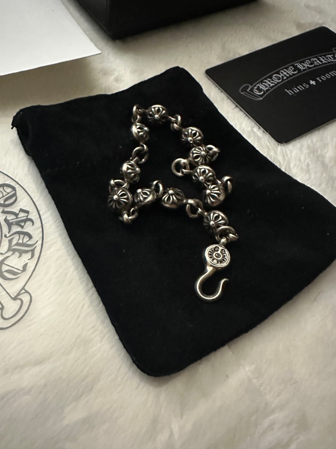 크롬하츠 크로스 볼체인 팔찌 상품이미지4