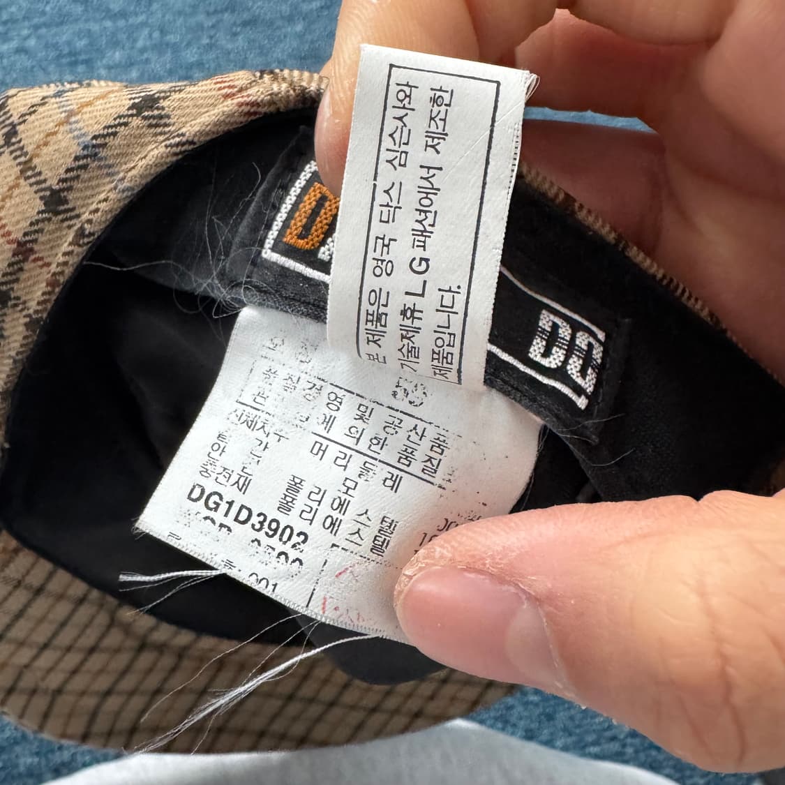 닥스 런던 노바체크 모직 헌팅캡 상품이미지8