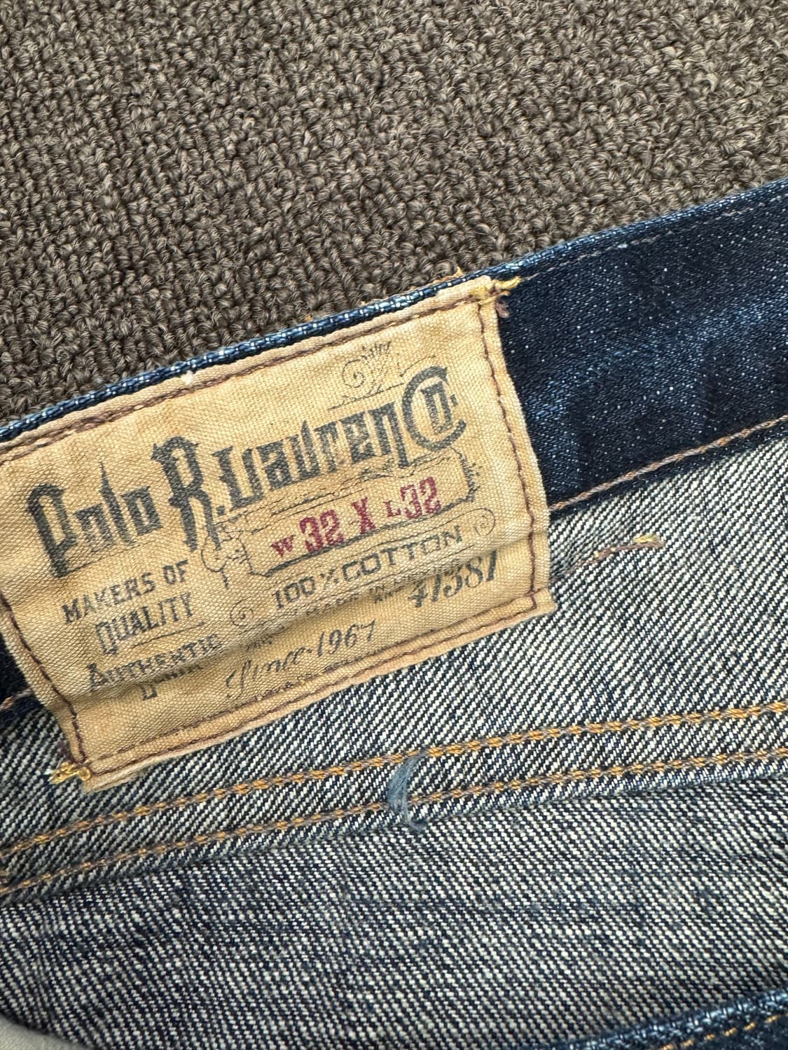 32)폴로 랄프로렌 빈티지 스트레이트핏 데님팬츠 상품이미지5