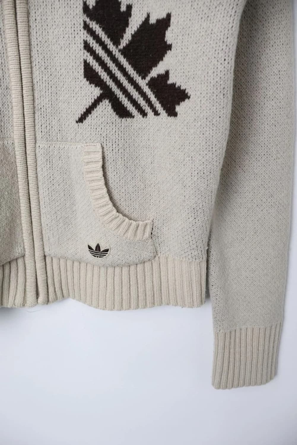 Adidas Maple Leaf Zip Knit Cardigan 상품이미지5
