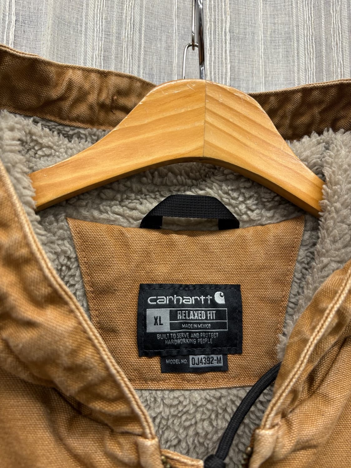 칼하트 빈티지 샌드스톤 덕 액티브 후드 자켓 상품이미지6