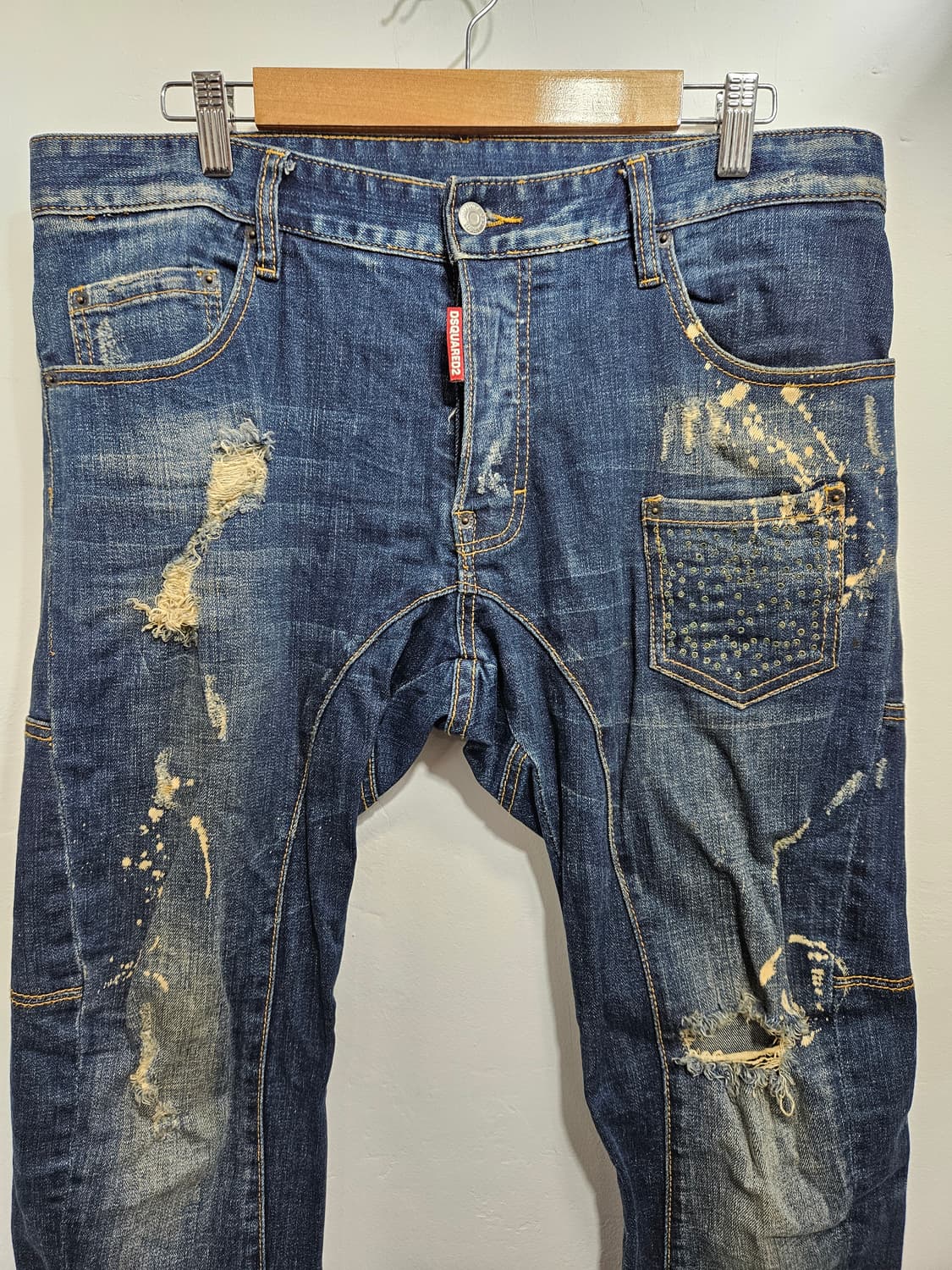 디스퀘어드2 워싱 데님팬츠 50 상품이미지2