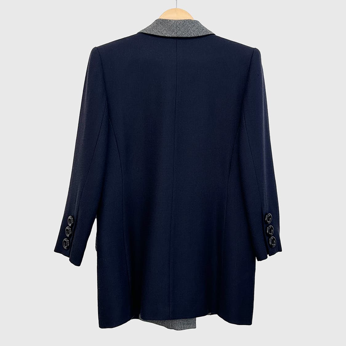 크리스챤 디올 DIOR 울 블렌드 숄카라 블레이저 자켓 여성 M 상품이미지6