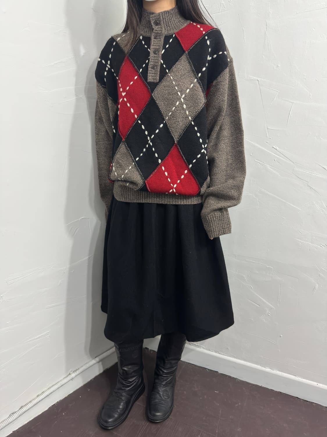 g-stage argyle knit 상품이미지5