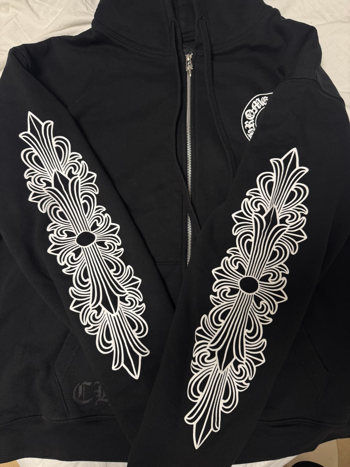 크롬하츠 플로랄 후드집업 헤비웨이트 상품이미지2