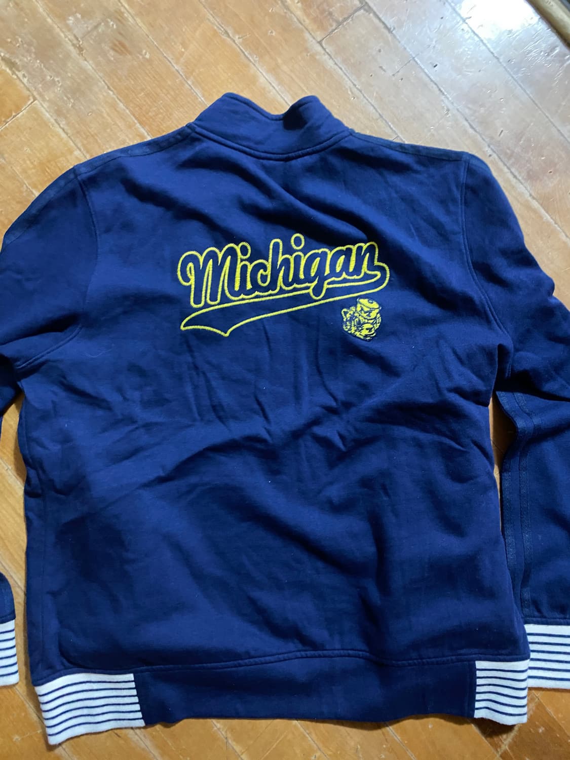 아디다스 미시간 트랙탑 2XL 네이비 상품이미지5