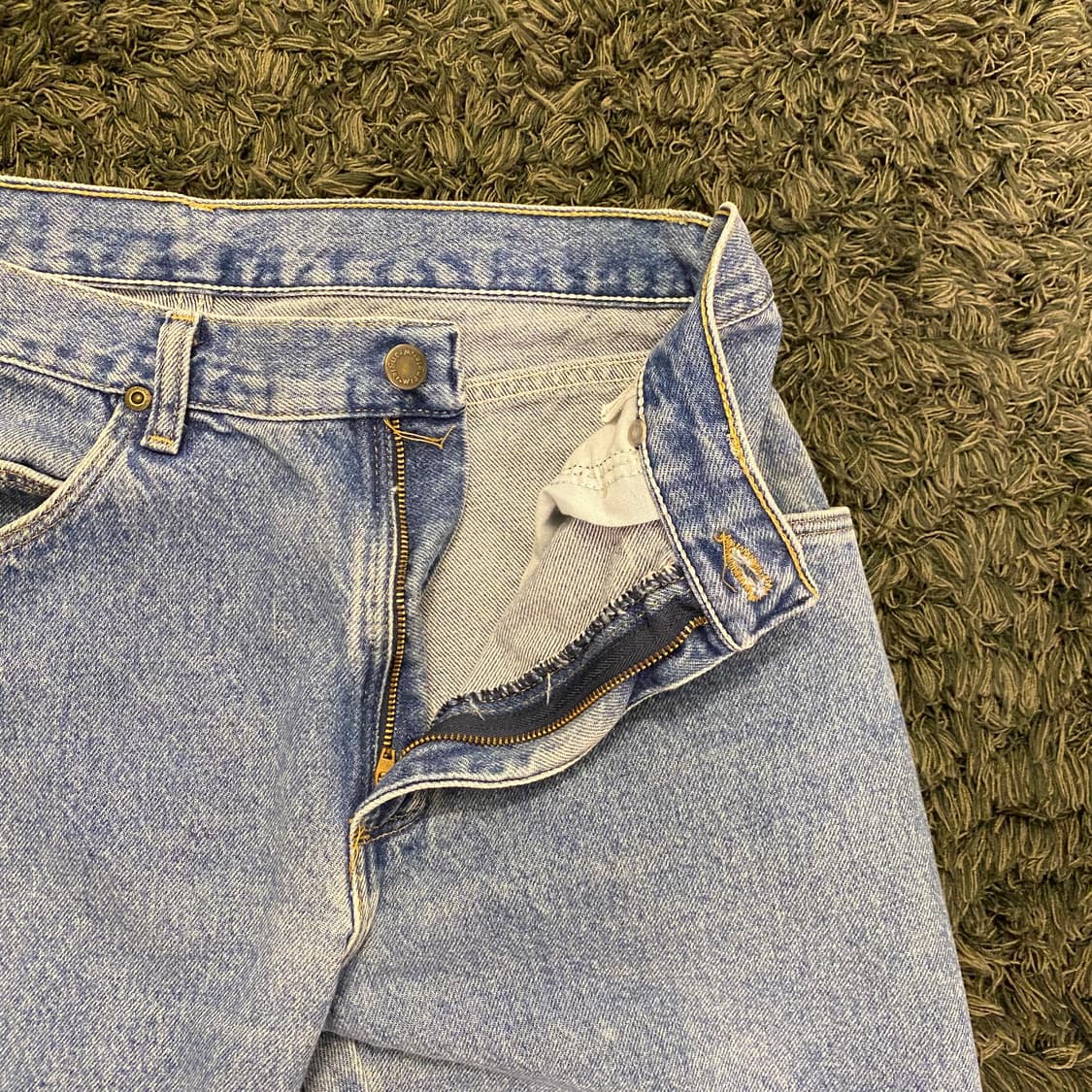(30inch) 90s 빈티지 랭글러 데님 청 반바지 상품이미지8