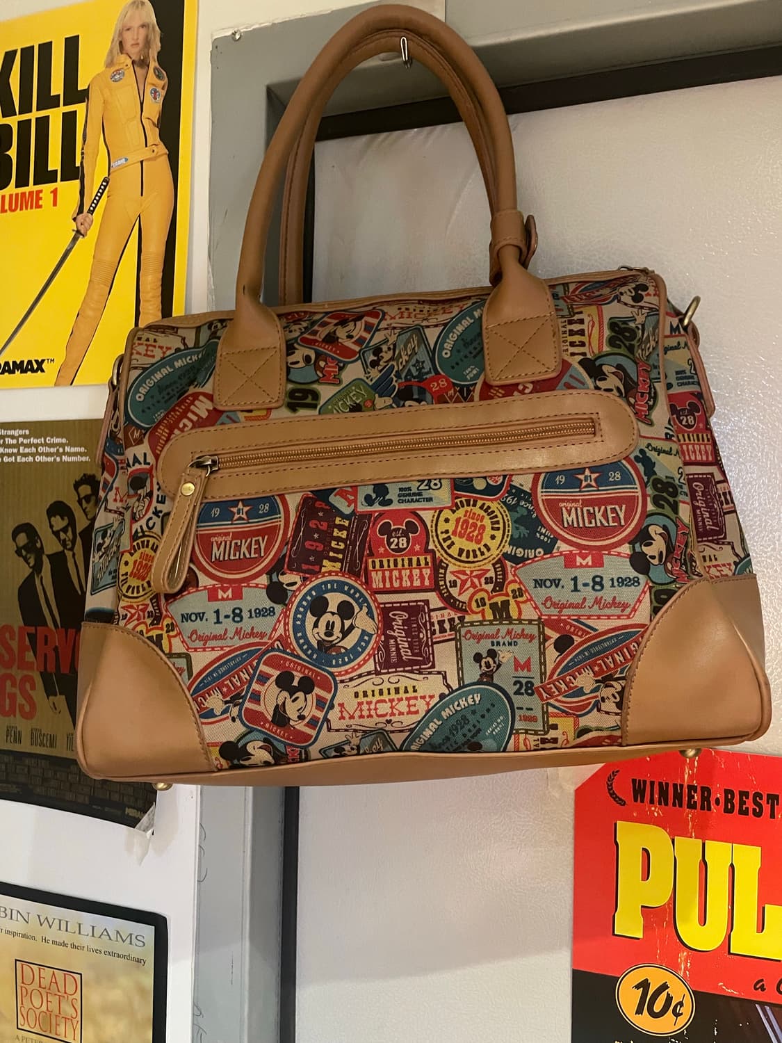 디즈니 빈티지 미키마우스 보스턴백 상품이미지3