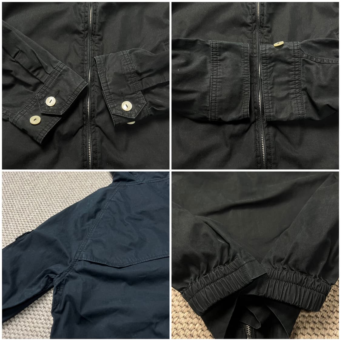 폴로 랄프로렌 코튼 후드 자켓 블랙 M 상품이미지9