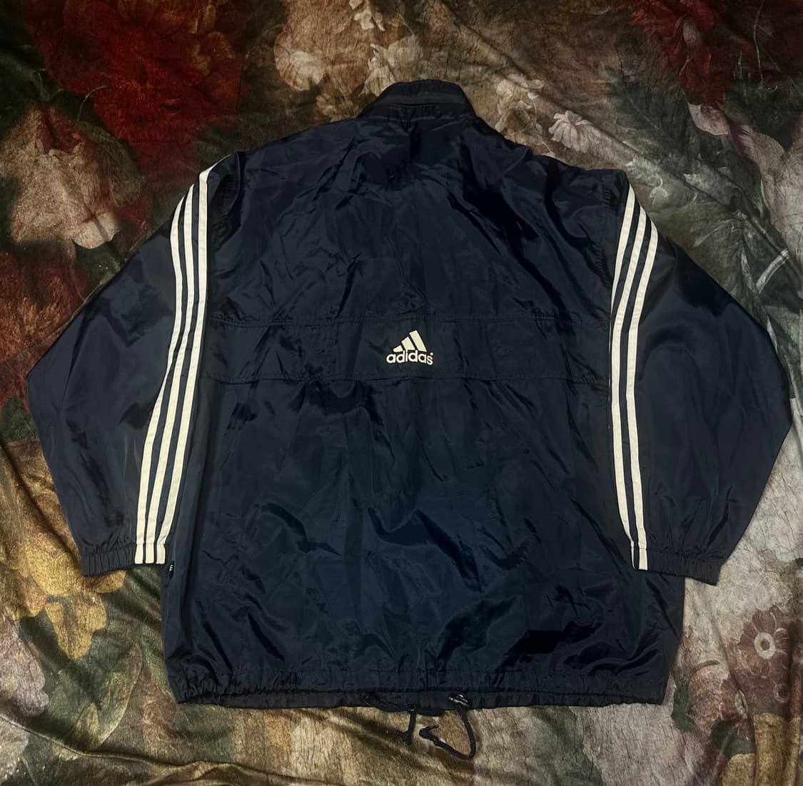 아디다스 올드스쿨 퍼포먼스 백로고 네이비바람막이 105 상품이미지3