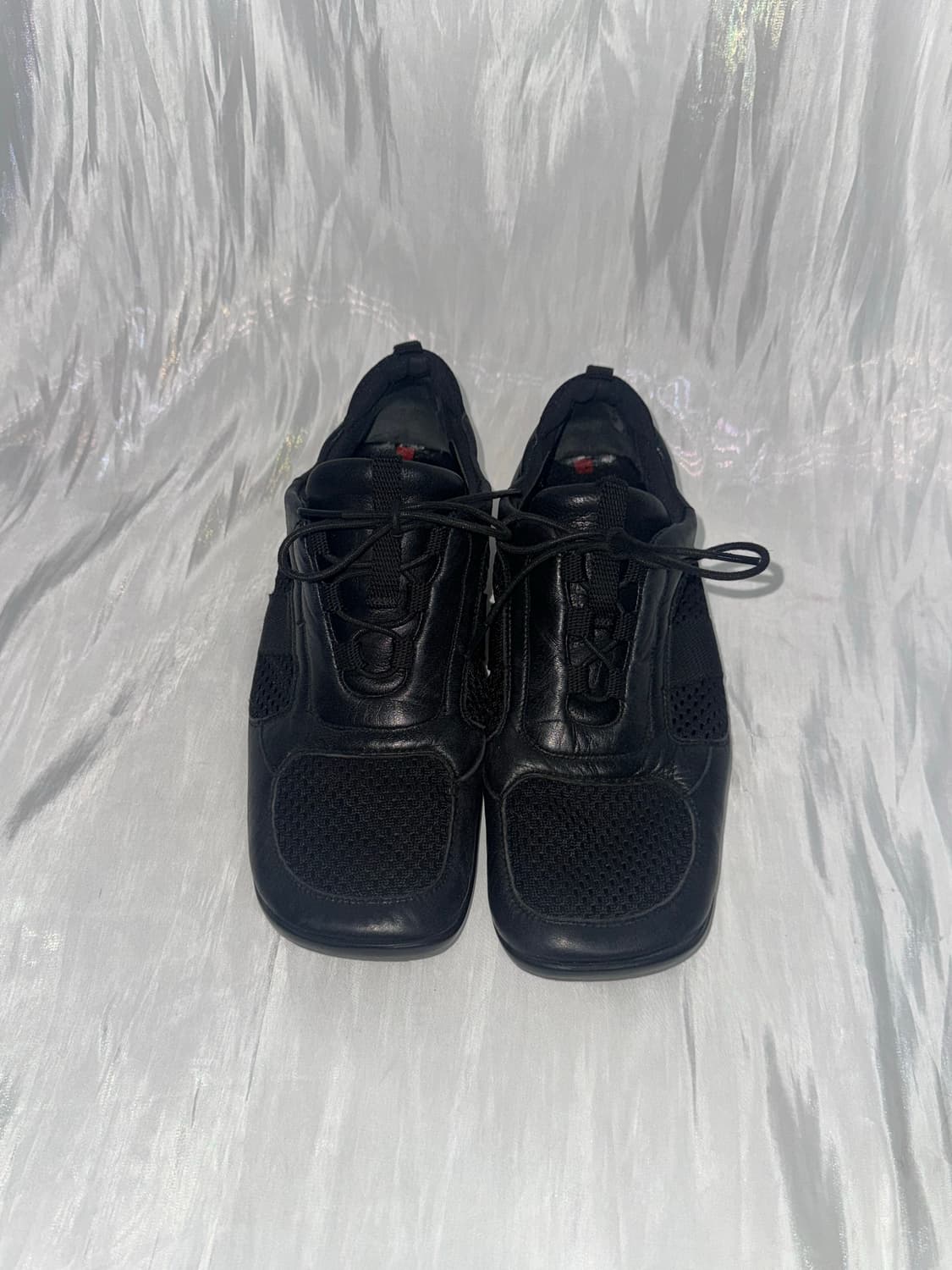 Prada sports mesh leather sneakers 상품이미지1