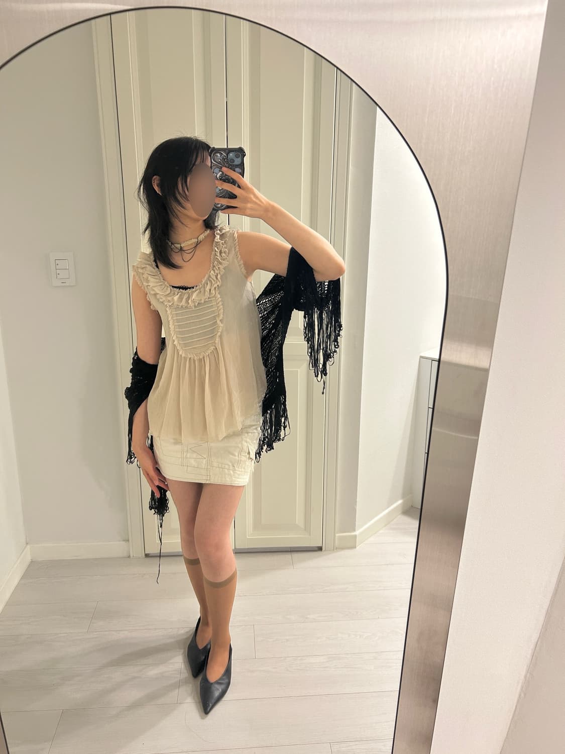 Crochet Fringe Cardigan / 빈티지 프린지 가디건 상품이미지3