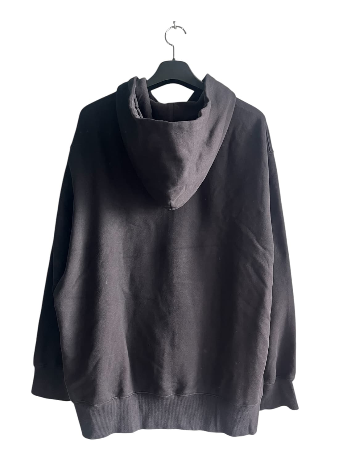 [XL/2XL] 텔파 빈티지 크랙로고 후드집업 블랙 상품이미지3