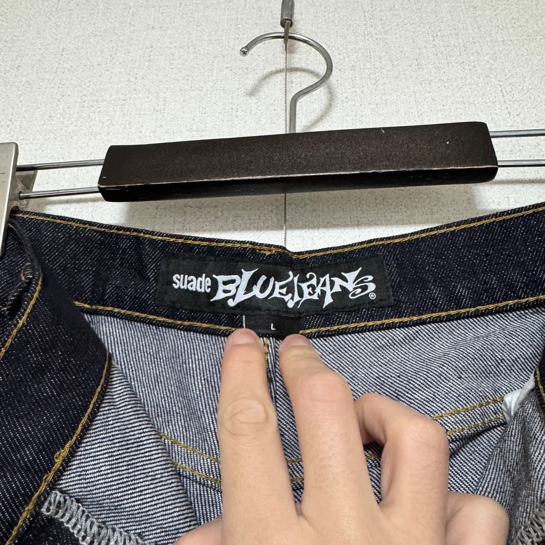 suade BLUEJEANS L사이즈 데님 팬츠 상품이미지3