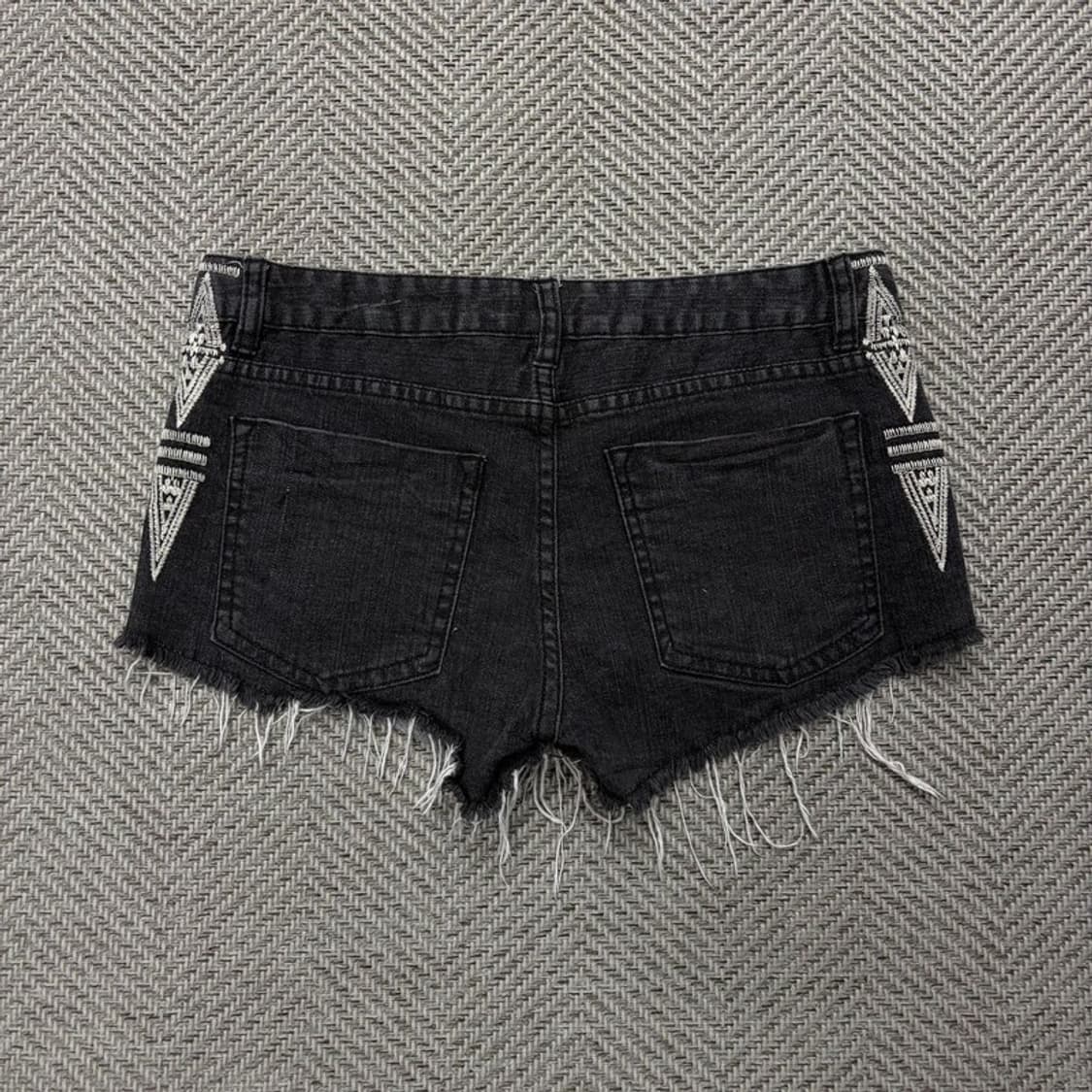 빌라봉 자수 데님 숏팬츠 v2617 상품이미지2