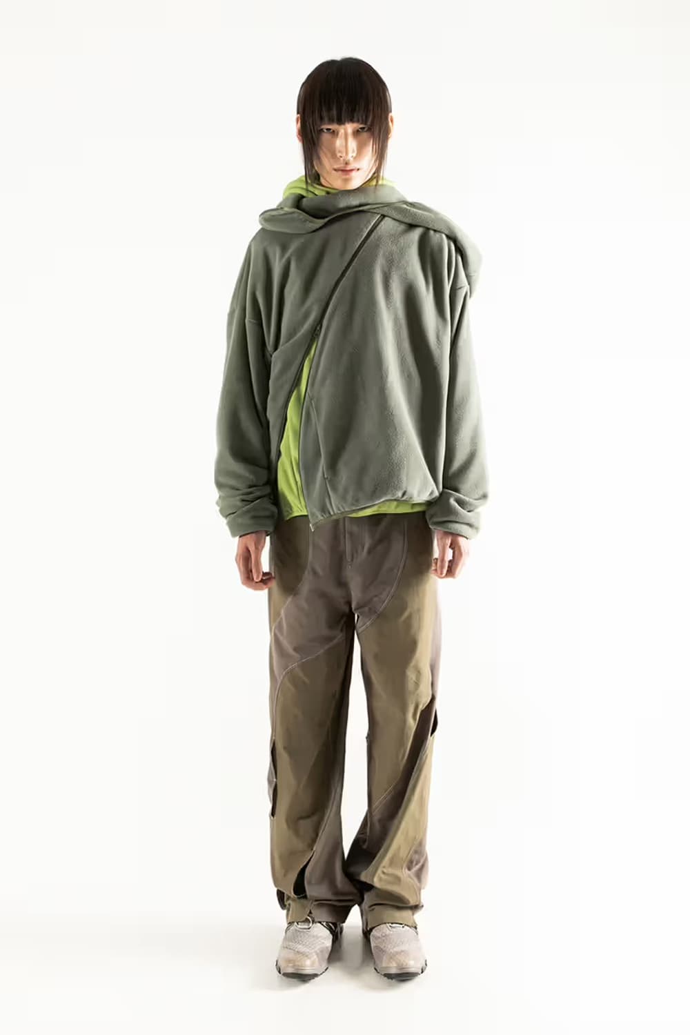 포스트아카이브 팩션 5.1 후드 센터 (올리브그린) 상품이미지2