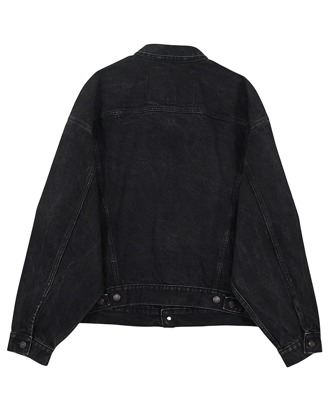 1990s 리바이스 70598-4159 블랙 데님 자켓 빅패치 빈티지 상품이미지2