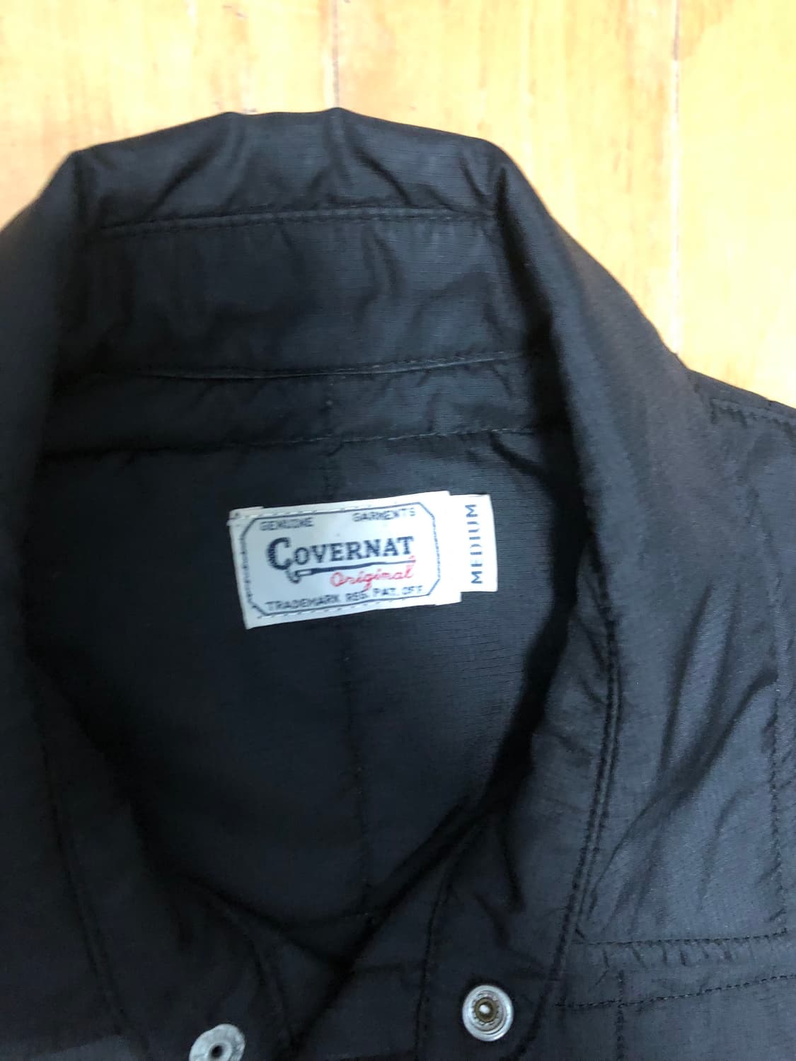 커버낫 블랙 셔츠 패딩 자켓 M 상품이미지3