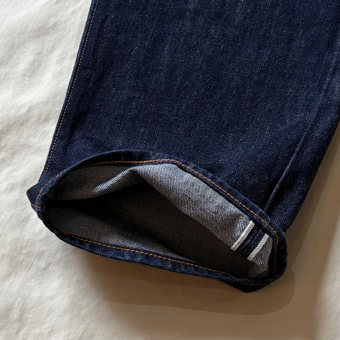 [32] OUTSTANDING 아웃 스탠딩 셀비지 인디고 데님 상품이미지4