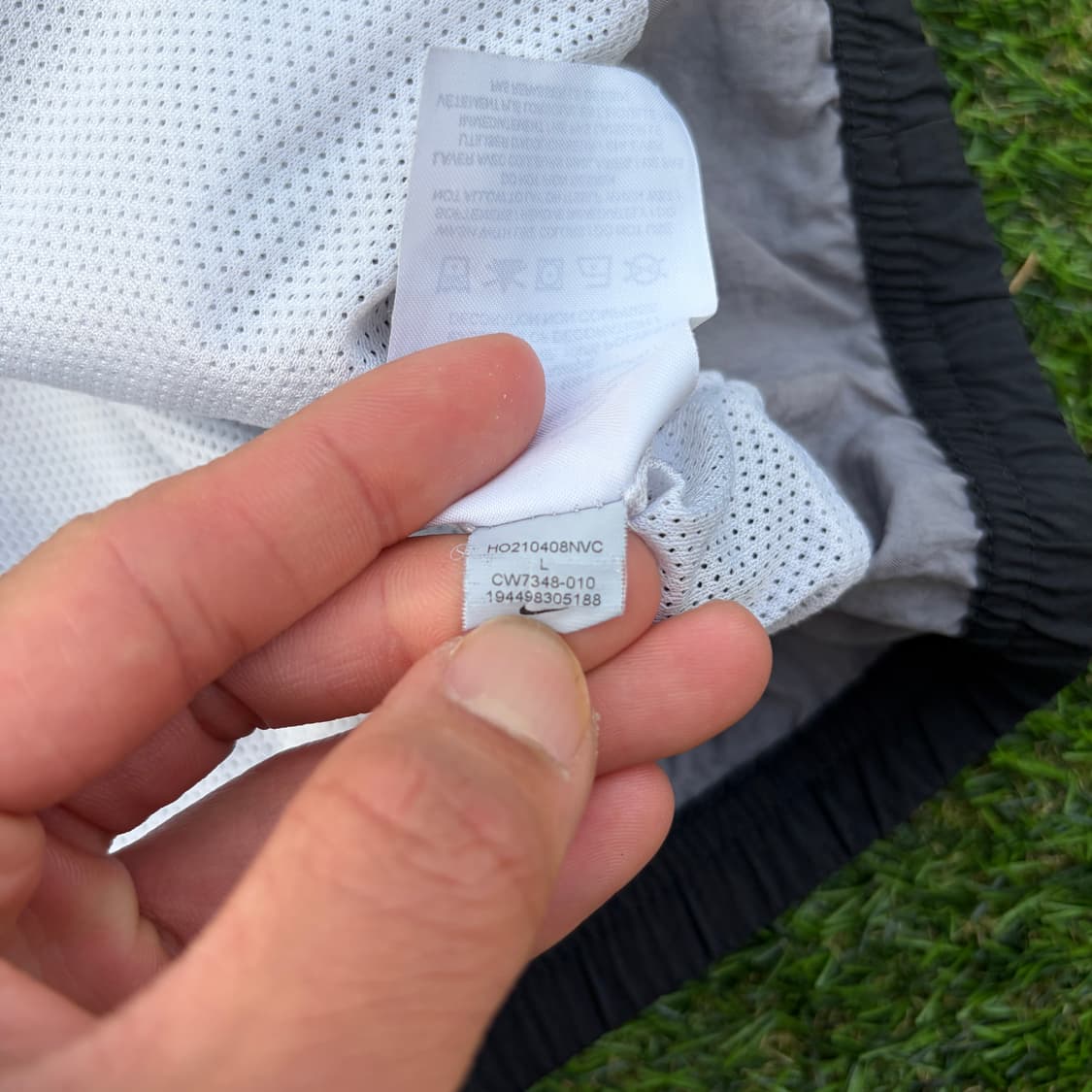 L)나이키 백 빅로고 빈티지 오버핏 바람막이 상품이미지5