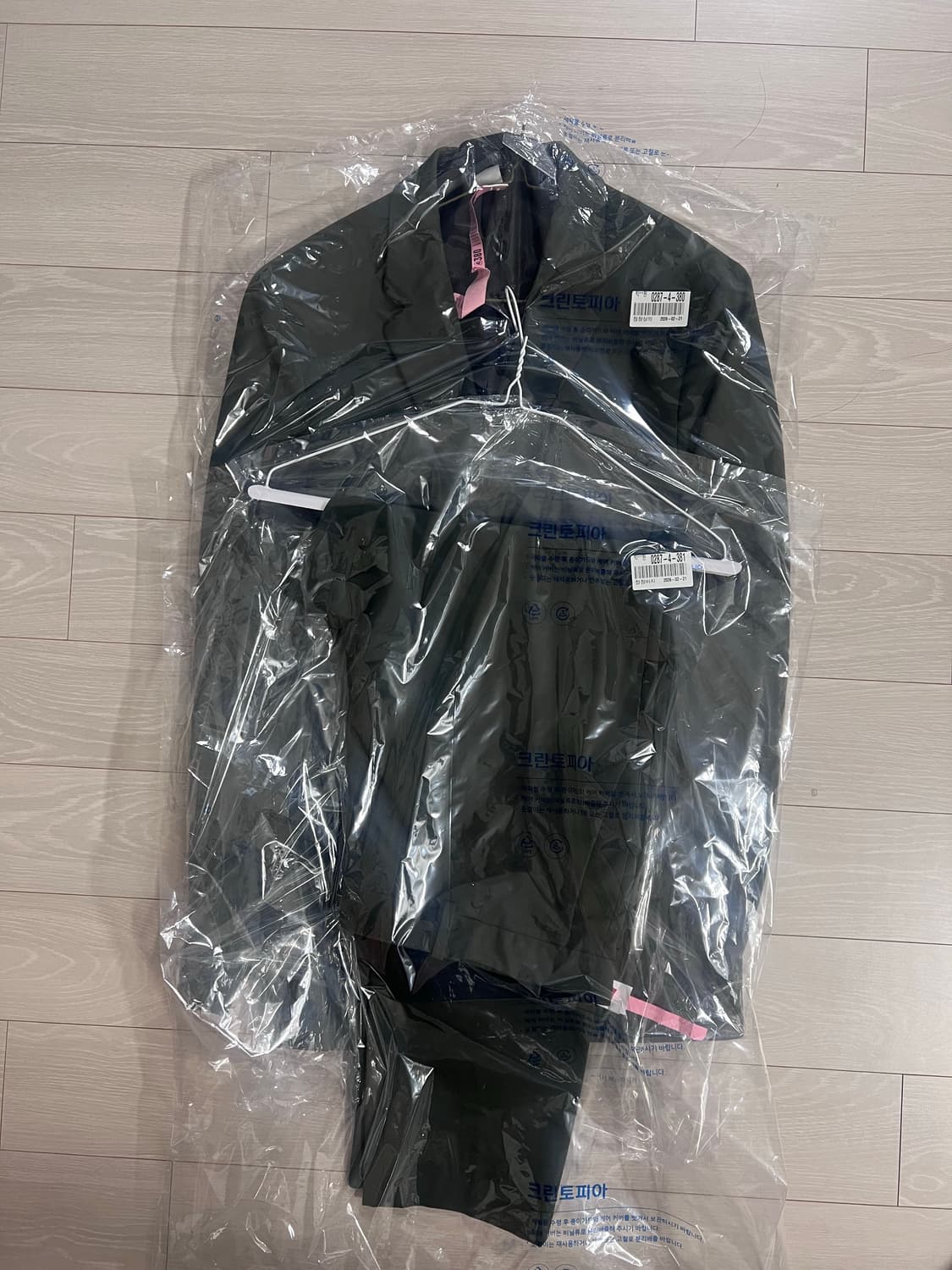 Theory 띠어리 다크 그린 정장 셋업 수트 42,34 상품이미지10