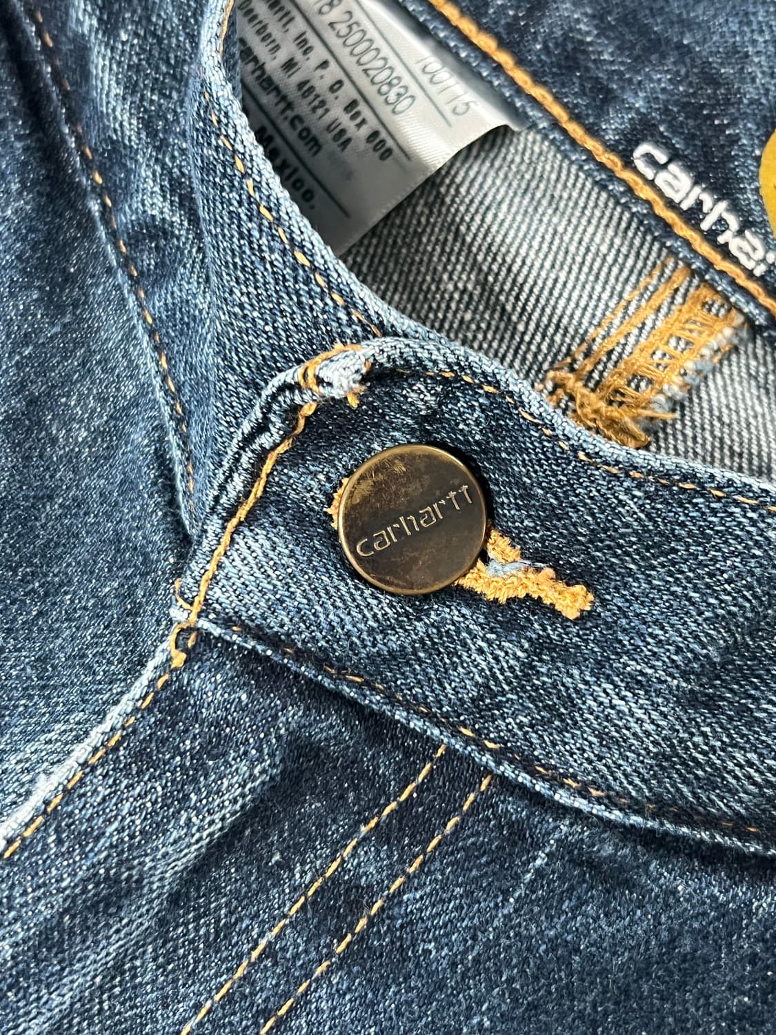 Carhartt 칼하트 릴렉스드 핏 카펜터 데님 팬츠 상품이미지6