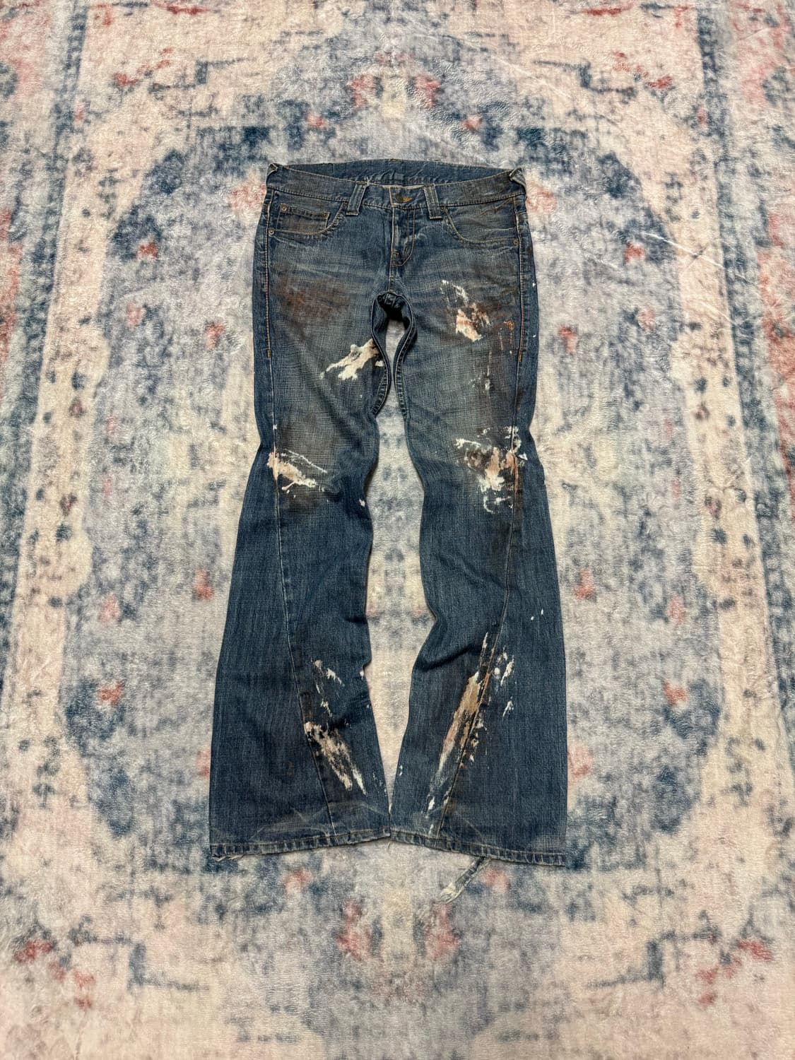 Tornado mart 00s dirty painting boots cu 상품이미지2